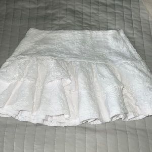 White little ruffled skirt